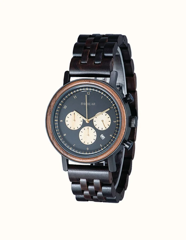 Montre de luxe en noir