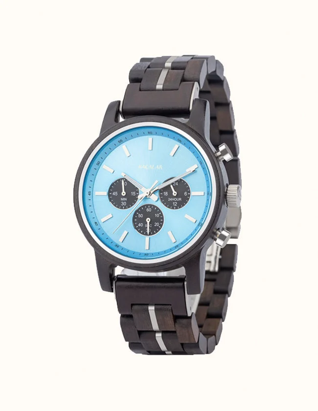 Montre en Bois Noir
