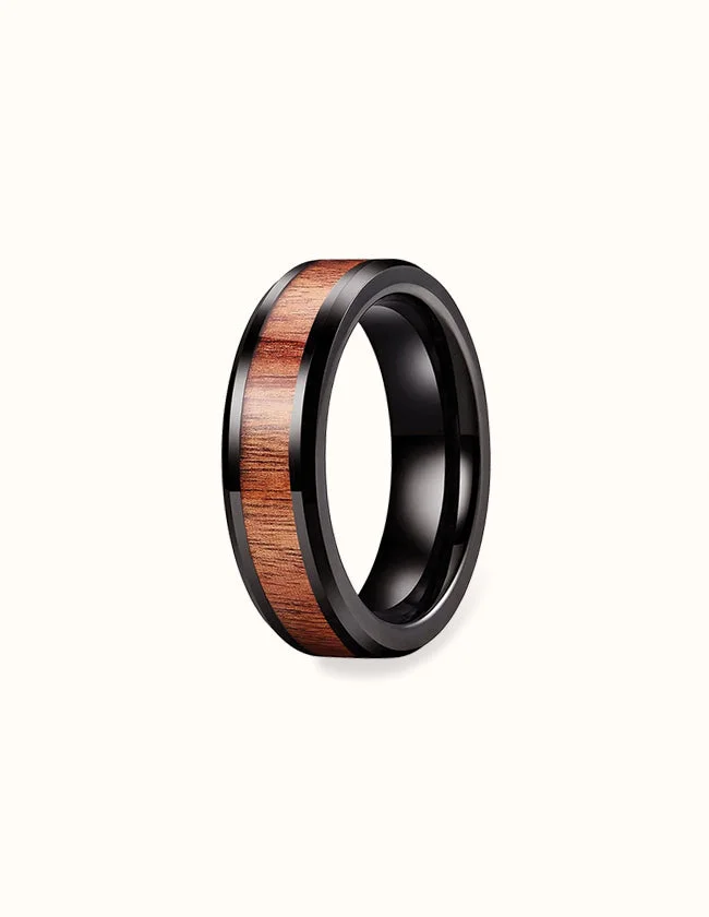 Bague en Bois de Koa