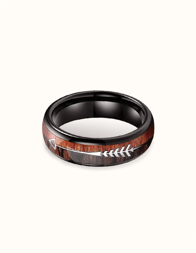 Bague en Bois Élégante