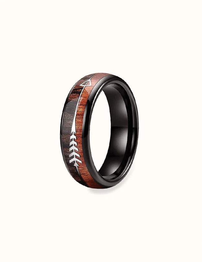 Bague en Bois Élégante