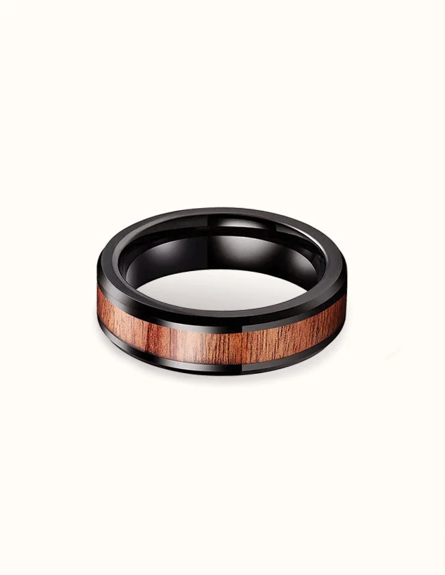 Bague de Mariage en Bois Durable