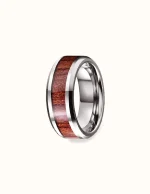 Bague en Bois Métallique