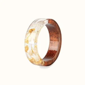 Bague en Résine Fleurs