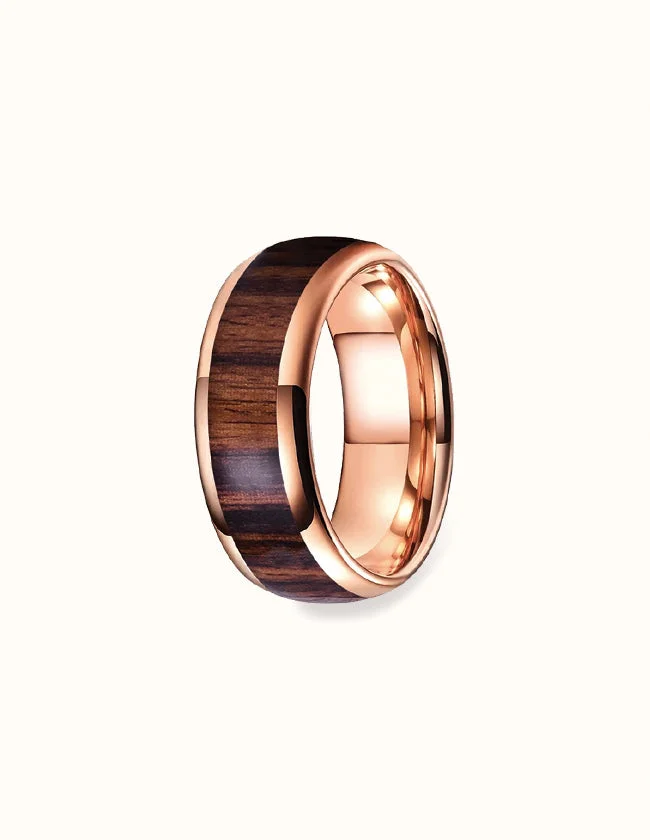Bague en bois massif