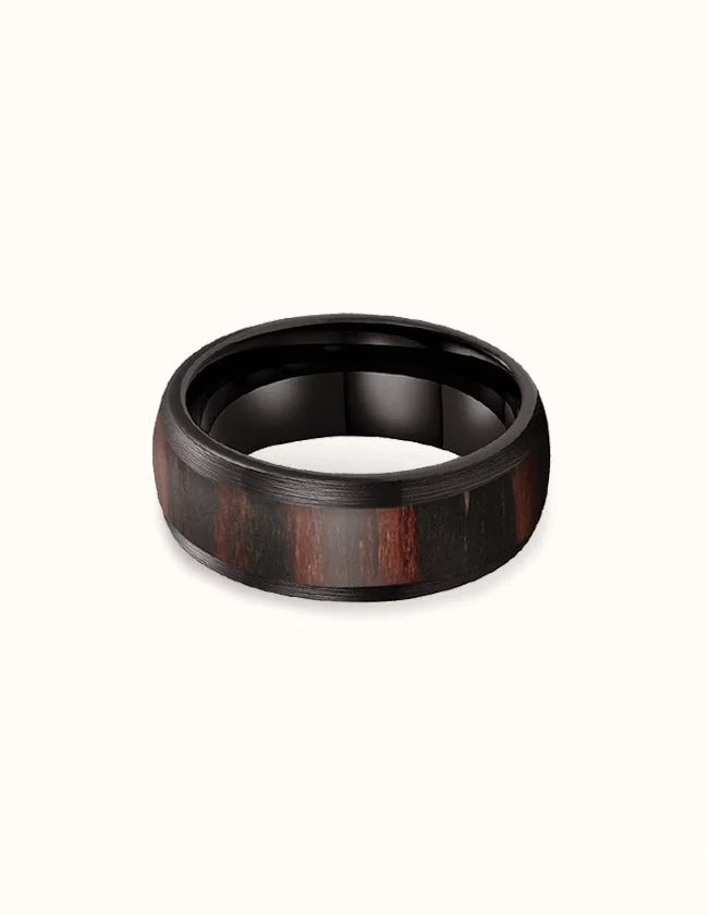 Bague en Bois et Métal