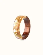 Bague en Bois et Résine Originale