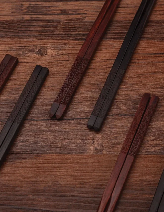 Baguettes Chinoises Gravées