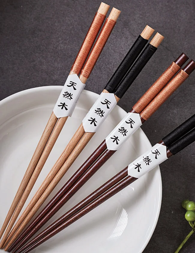 Baguette chinoise en bois de hêtre 100% naturelle