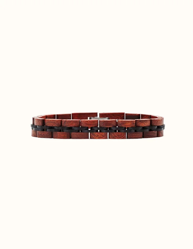 Bracelet à Maillons en Bois de Santal