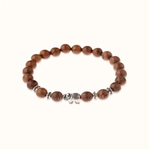 Bracelet Éléphant en Bois