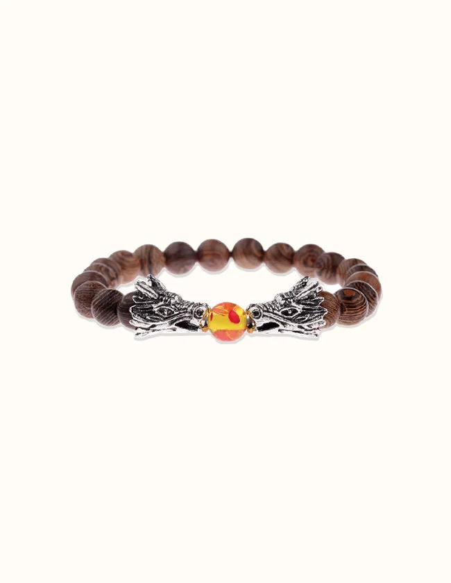 Bracelet en Bois Dragon