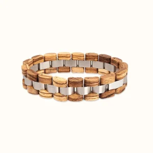 Bracelet en Bois Zébré