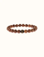 Bracelet Tibétain en Bois Naturel