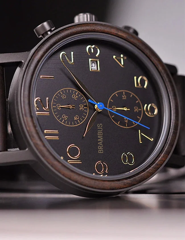 Cadran de Montre en Bois Brambus