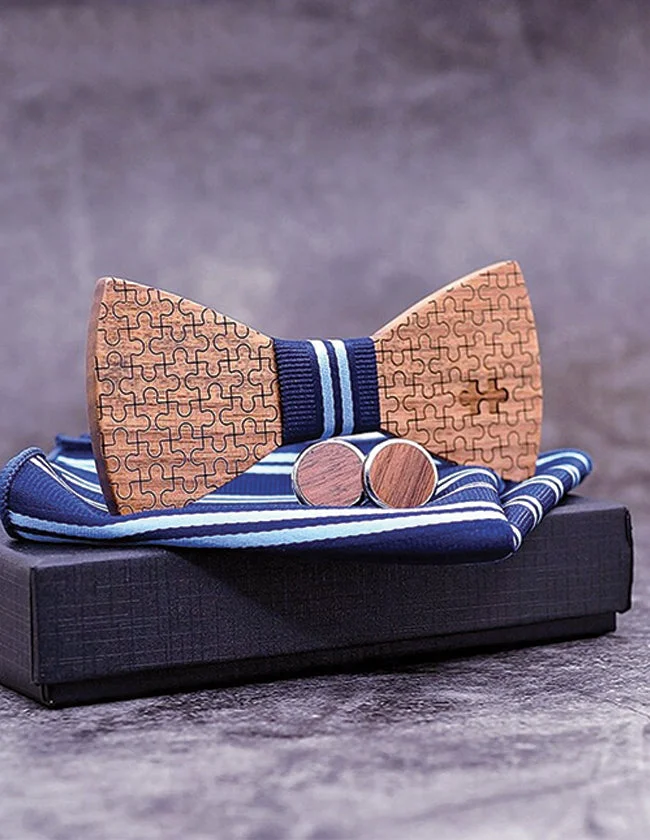 Coffret Nœud Papillon en Bois