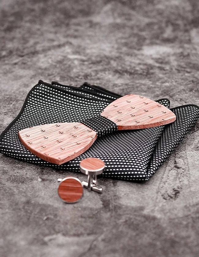 Coffret Nœud Papillon Bois