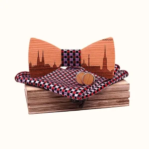 Coffret Nœud Papillon Bordeaux