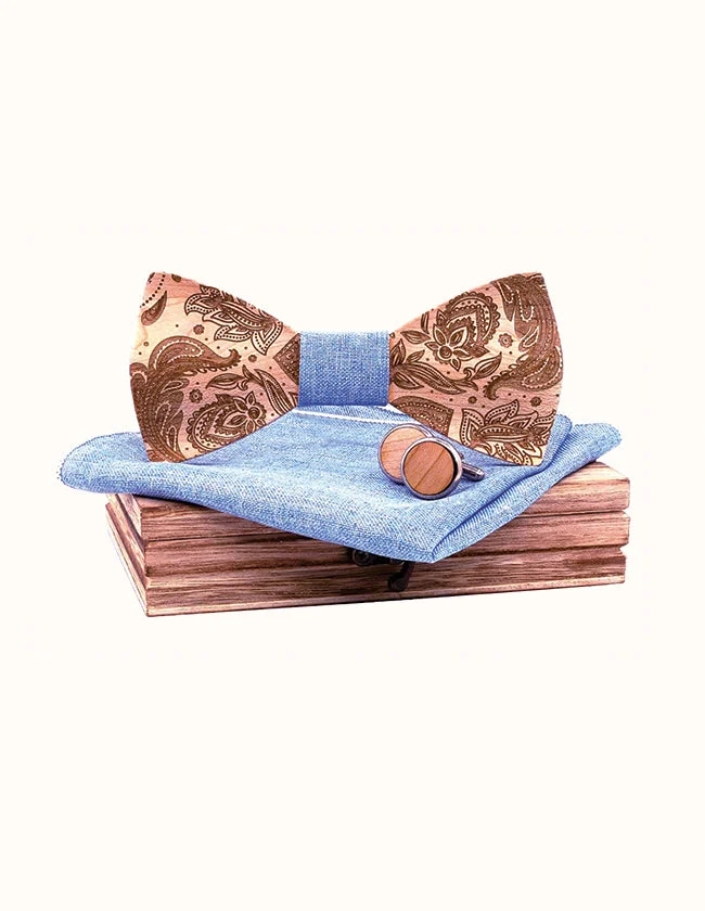 Coffret Nœud Papillon en Bois d'Érable