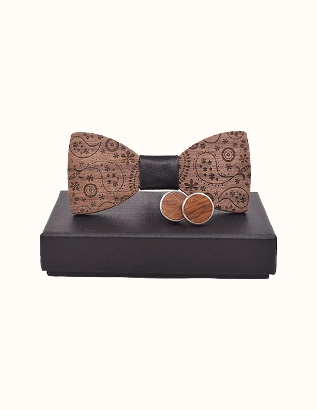 Coffret Nœud Papillon Motif Bandana