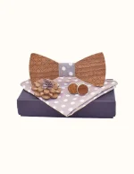 Coffret Nœud Papillon Motif Carreaux