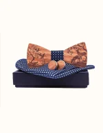 Coffret Nœud Papillon Motif Nature