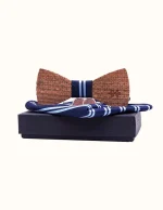 Coffret Nœud Papillon Motif Puzzle