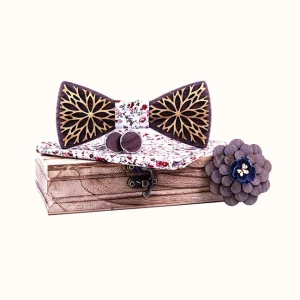 Coffret Nœud Papillon Tissu Liberty