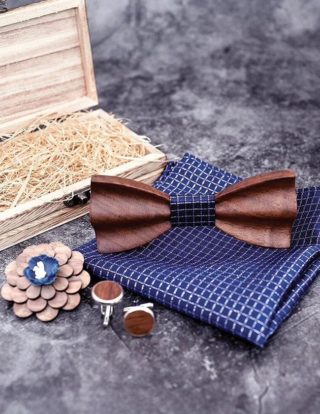 Coffret Nœud Papillon en Bois