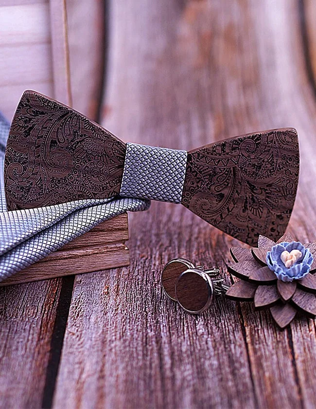 Coffret Nœud Papillon Fait à la Main