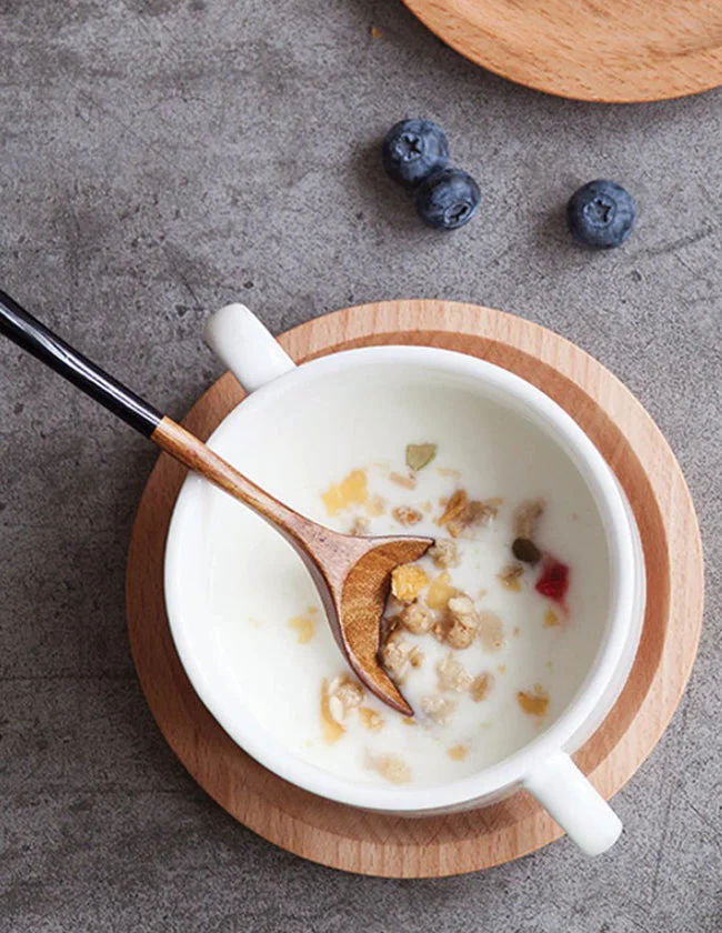 Cuillère à soupe en bois pour muesli