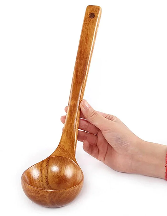 Louche Professionnel en Bois