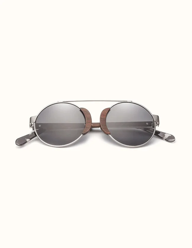 Lunettes Rondes en Bois