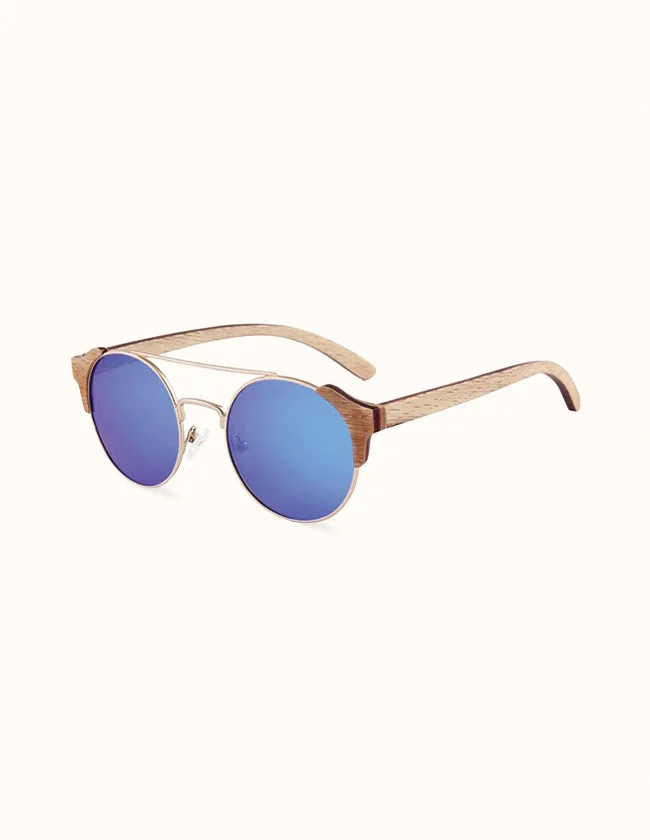 Lunettes Clubmaster en Bois