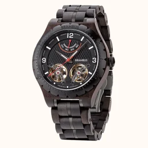 Montre en Bois Automatique Homme