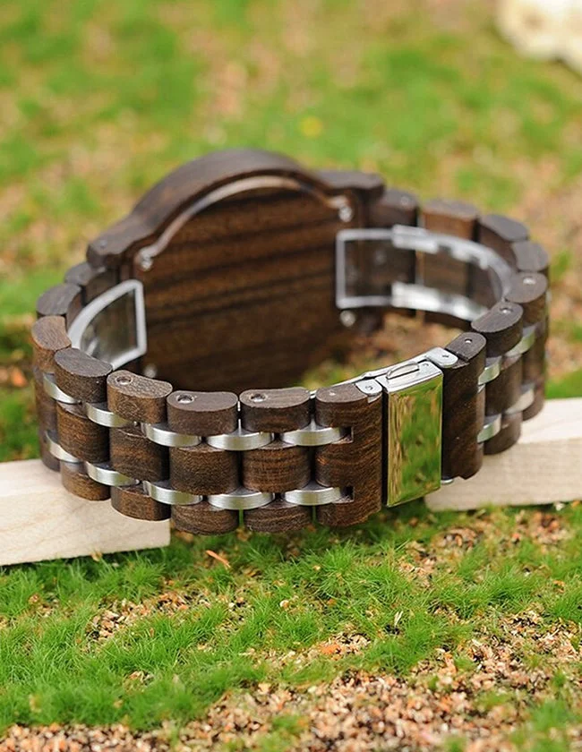 Montre Analogique en Bois – Image 5