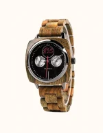 Montre Carrée en Bois
