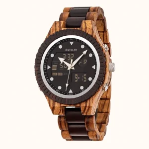 Montre en Bois Numérique