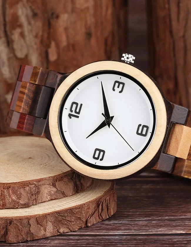 Montre en Bois Multicolore – Image 6