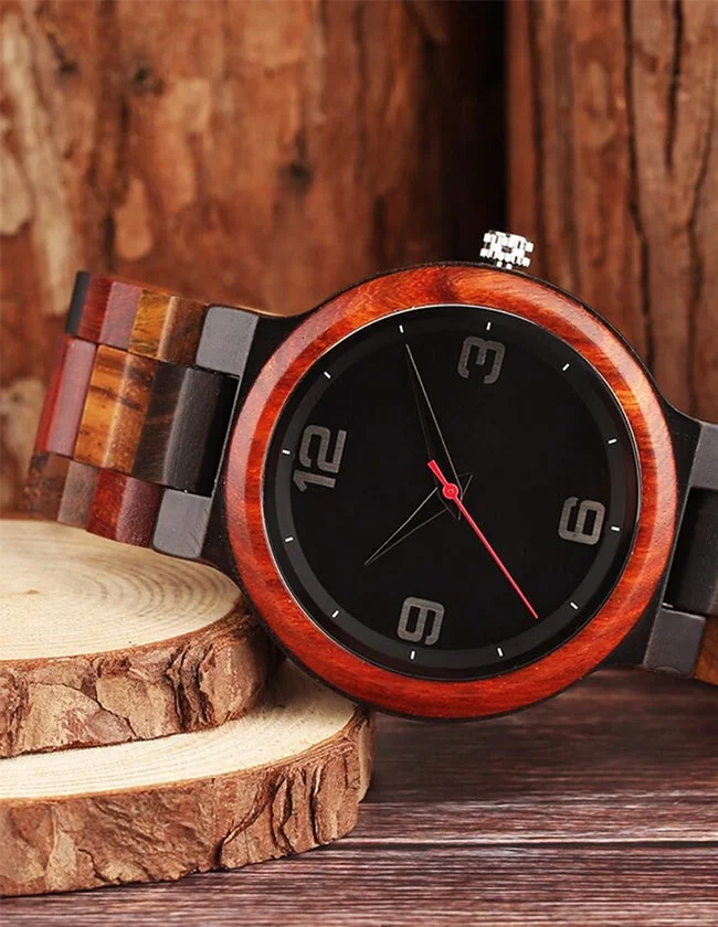 Montre en Bois Multicolore – Image 7