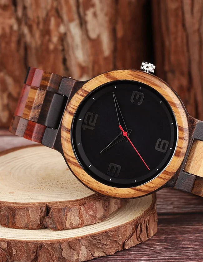 Montre en Bois Multicolore – Image 5