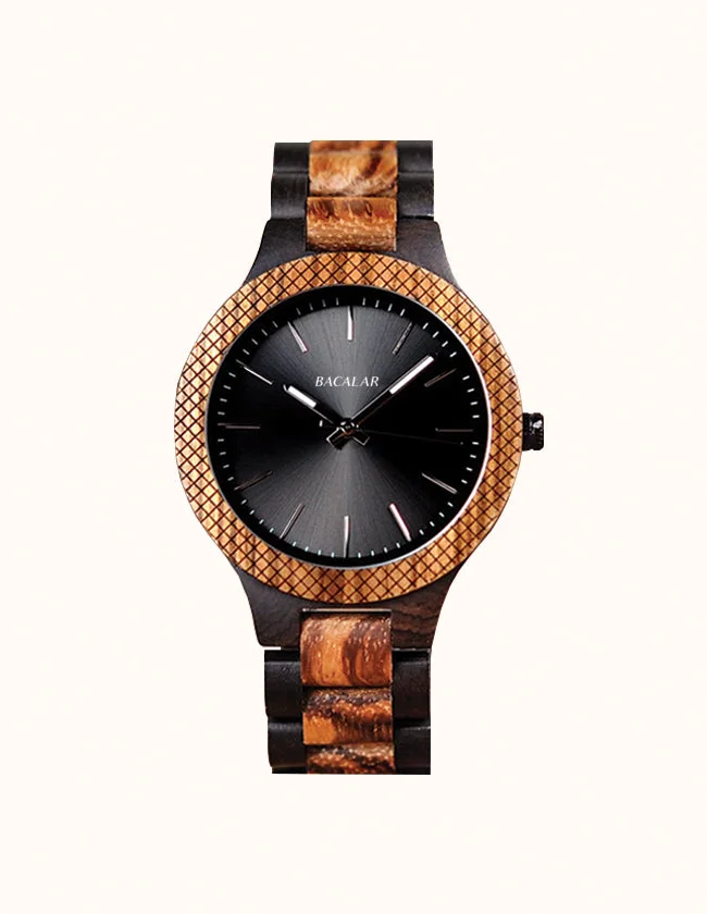 Montre en Bois avec Petit Cadran