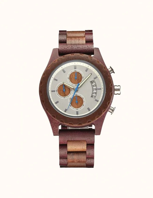 Montre en Bois de Noyer et Cocobolo – Image 2