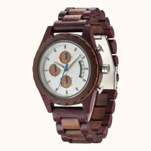Montre en Bois de Noyer et Cocobolo