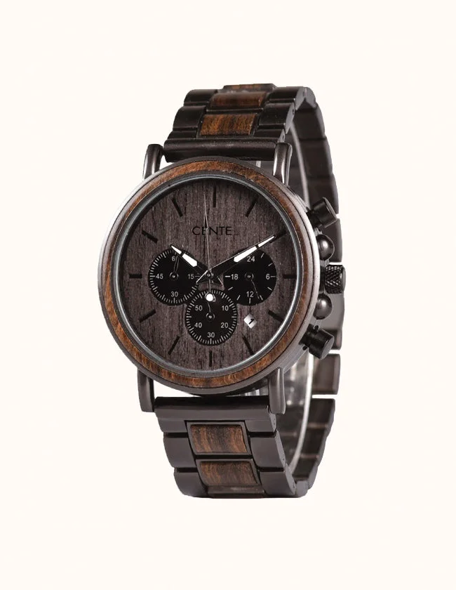 Montre en Bois de Noyer pour Homme