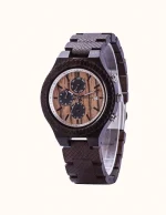 Montre en Bois de Wengé