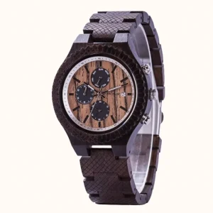 Montre en Bois de Wengé