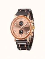 Montre en Bois et Acier
