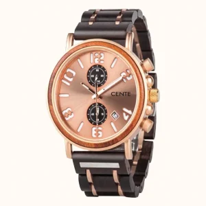Montre en Bois et Acier