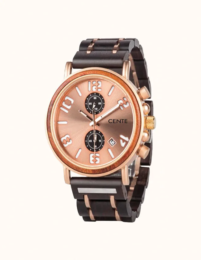 Montre en Bois et Acier